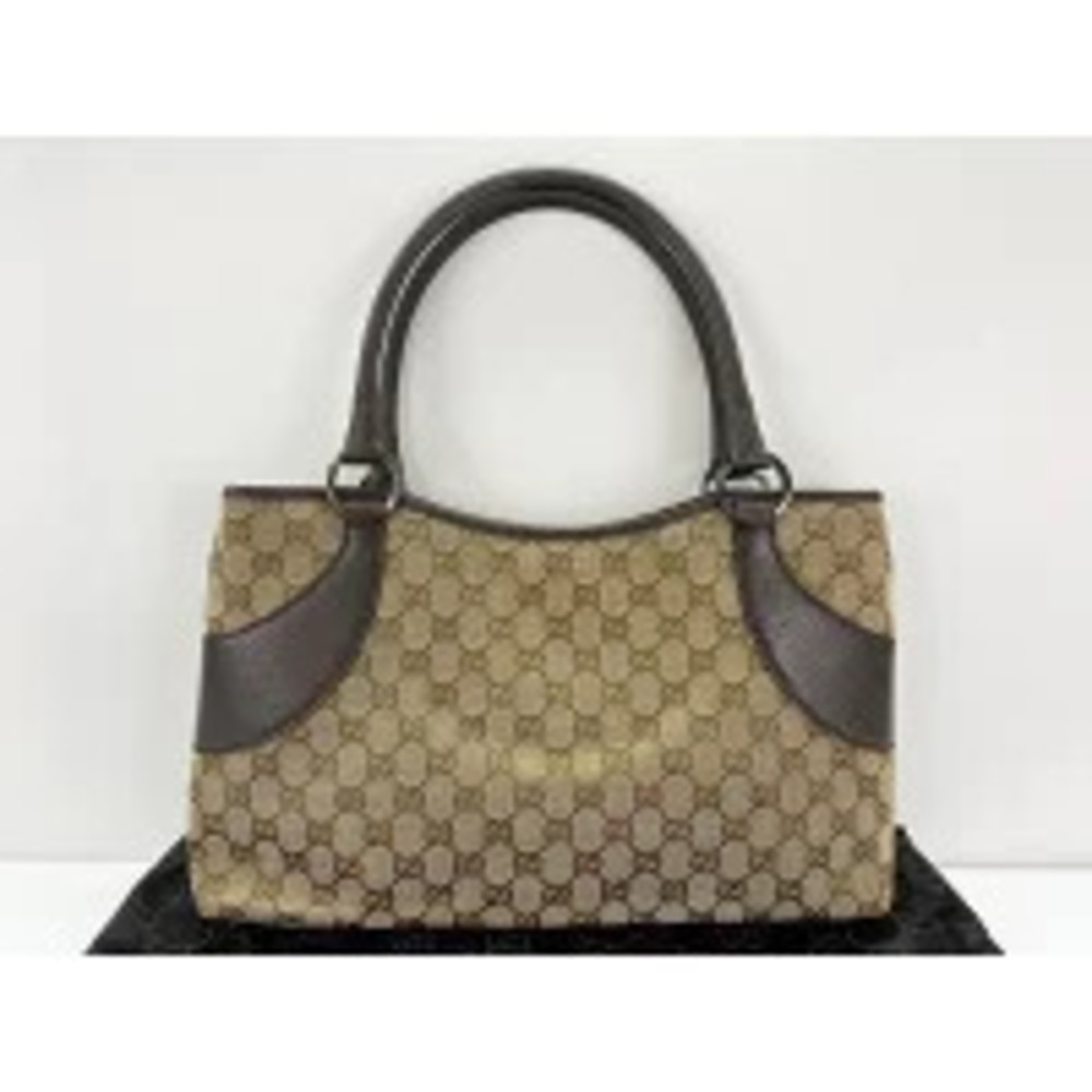 Gucci GG Canvas Tote Bag Brown - Picture 10 of 10